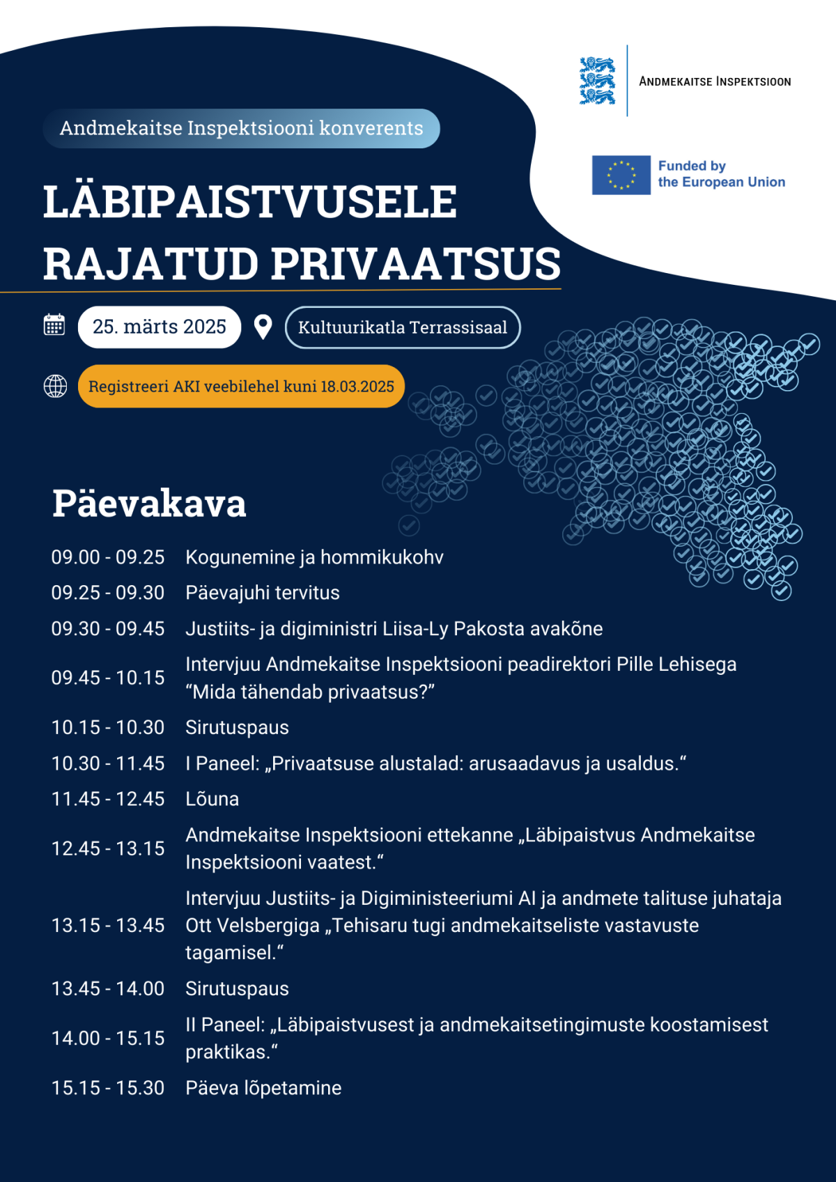 Läbipaistvusele rajatud privaatsus päevakava